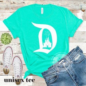 Disney Castle Unisex Bella Canvas Graphic Tshirt.